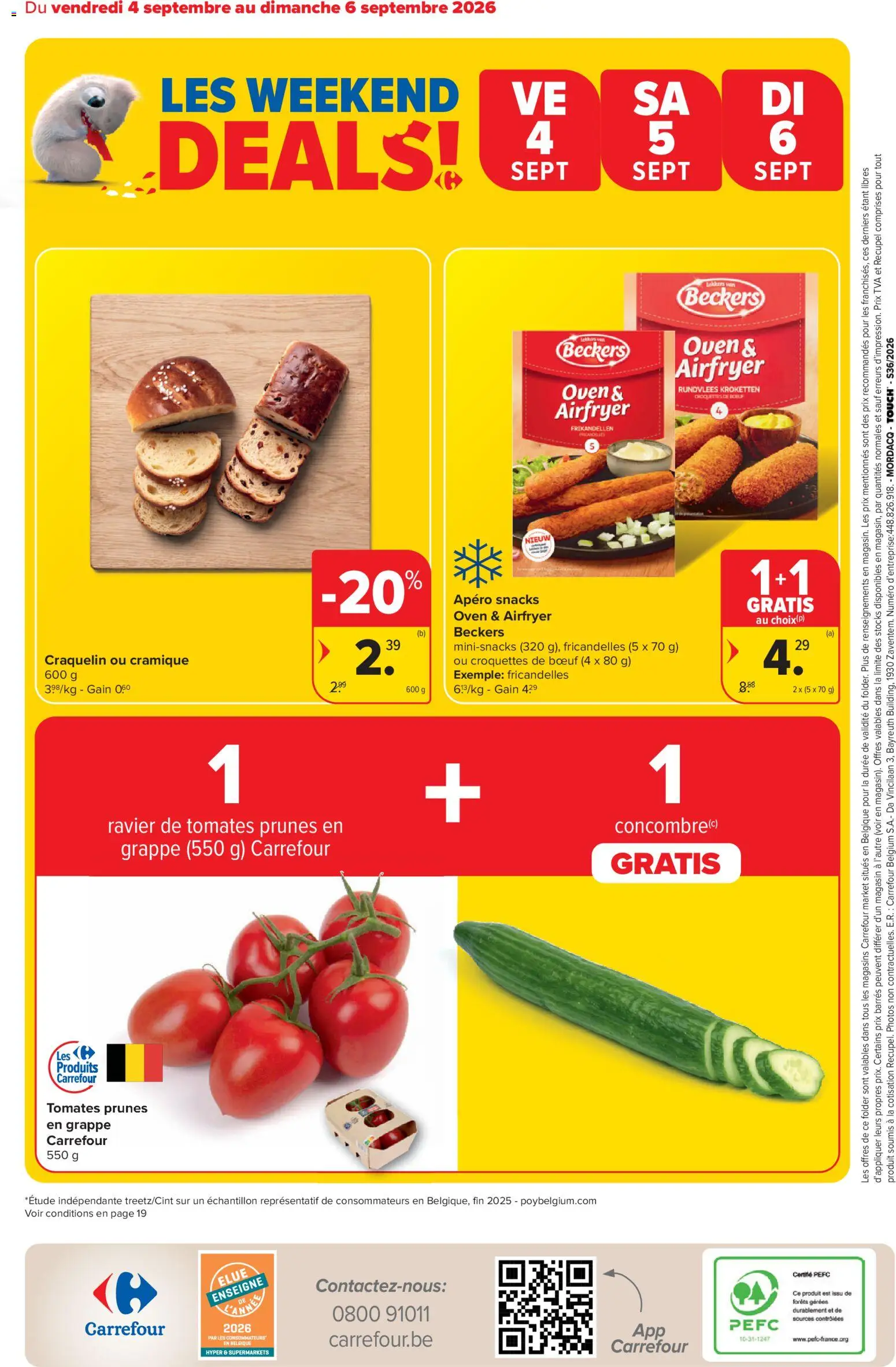 {H1} | Pagina: 20 | Producten: Kroketten, Oven, La, Rundvlees