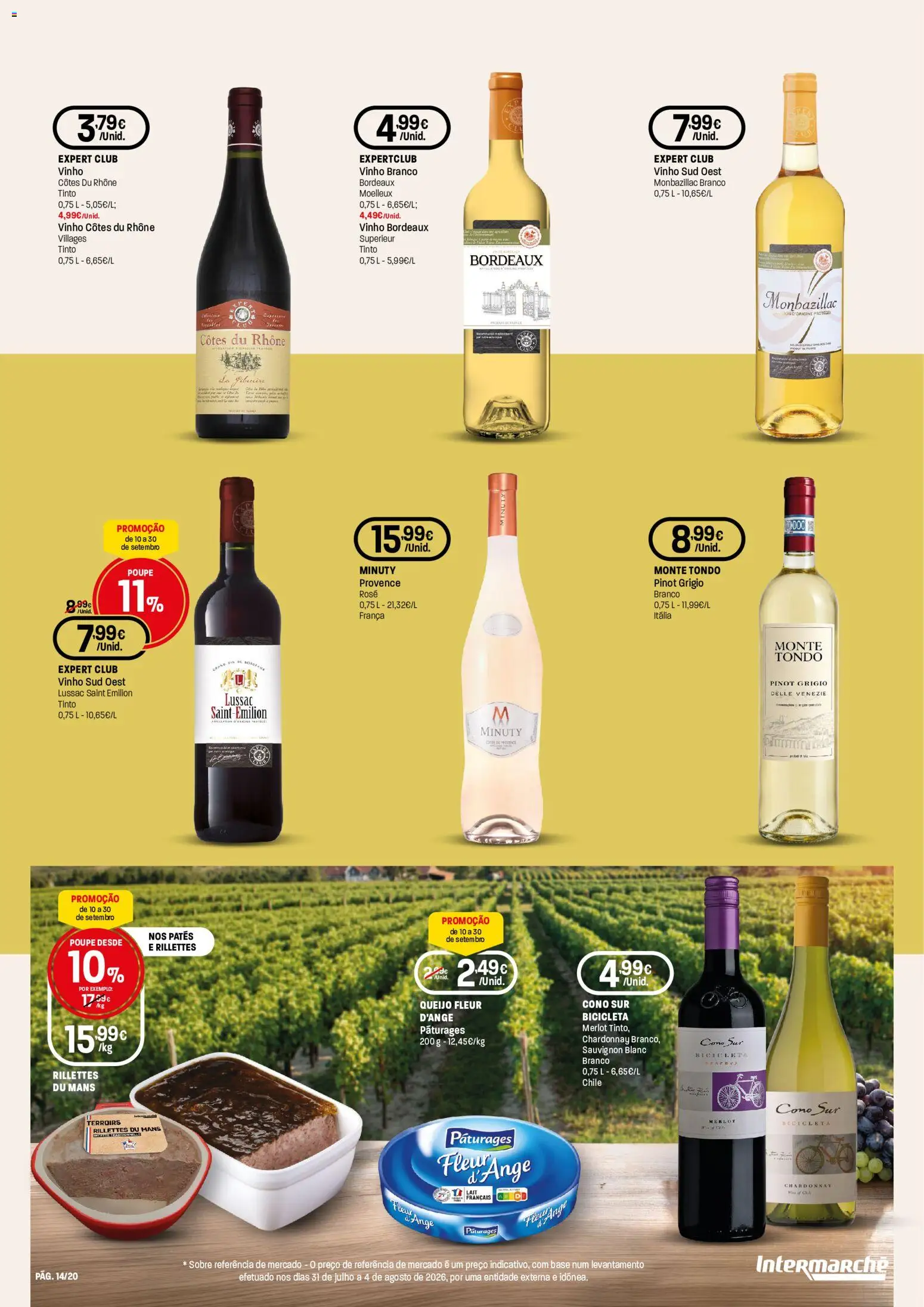 Intermarché folheto Especial Vinhos Contact │ válido de 10/09/2026 | Página: 14