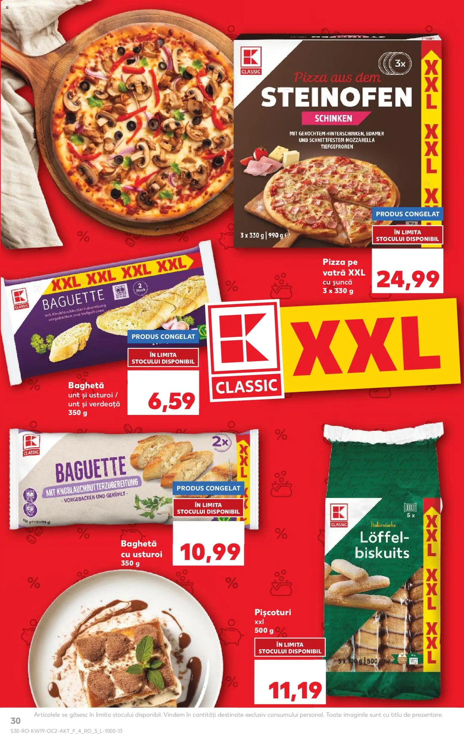 Noul catalog Kaufland – valabil de la 06.05.2026 | Pagină: 30 | Produse: Unt, Pizza, Usturoi, Verdeață