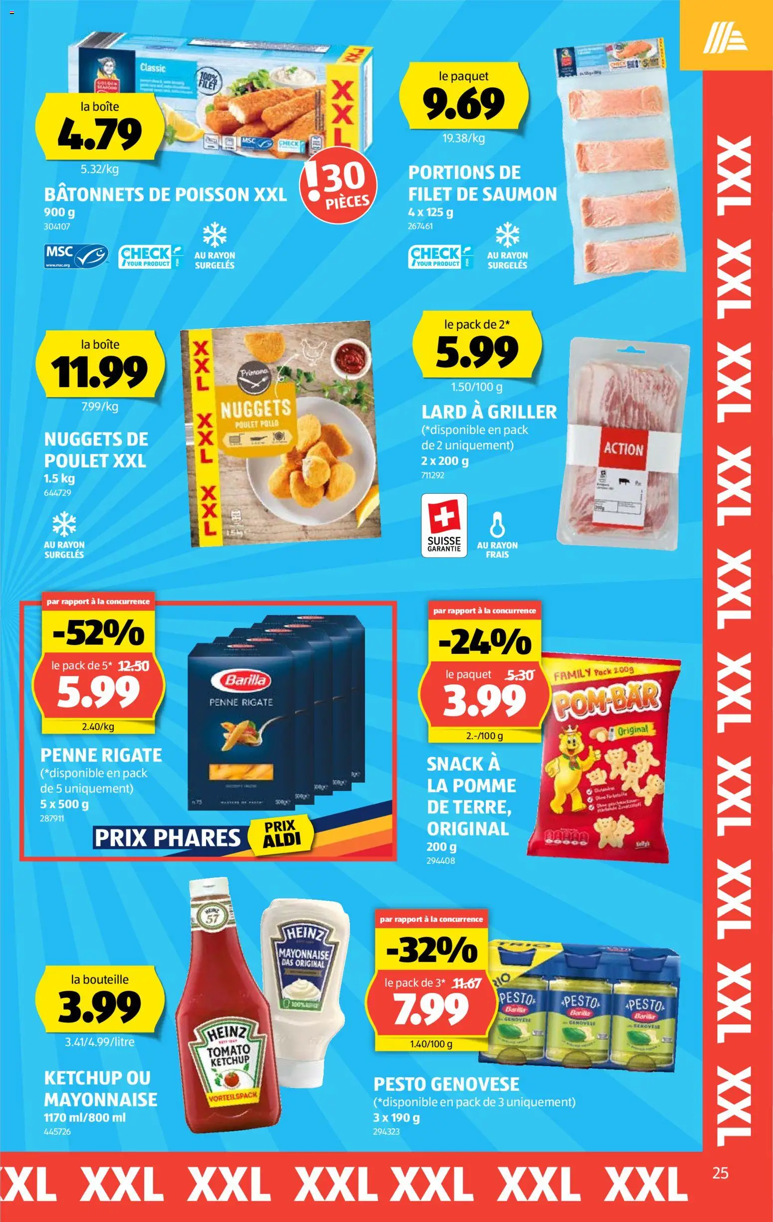 Aldi aktionen FR – gültig ab 20.08.2026 | Seite: 25 | Produkte: Barilla, Pasta, Ketchup, Griller