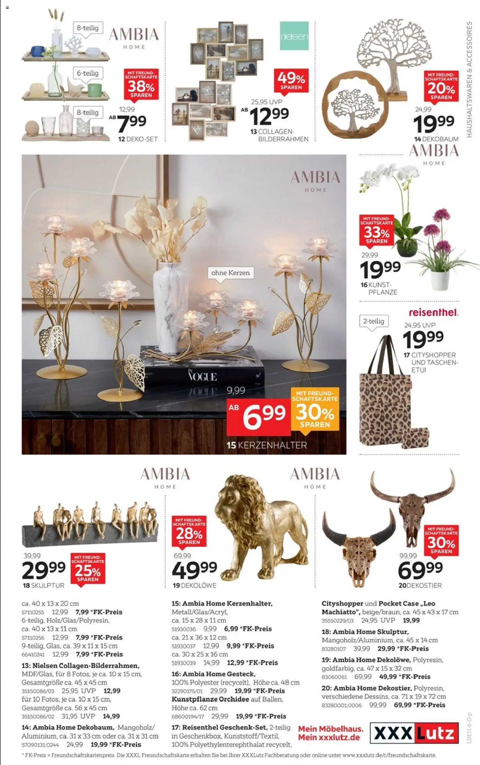 XXXLutz Weihnachtswelten – gültig ab 24.10.2026 | Seite: 19 | Produkte: Orchidee, Taschen, Bilderrahmen