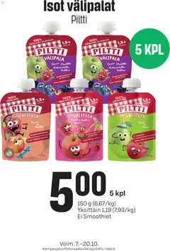 S-market-mainoslehti voimassa 07/10/2026 alkaen