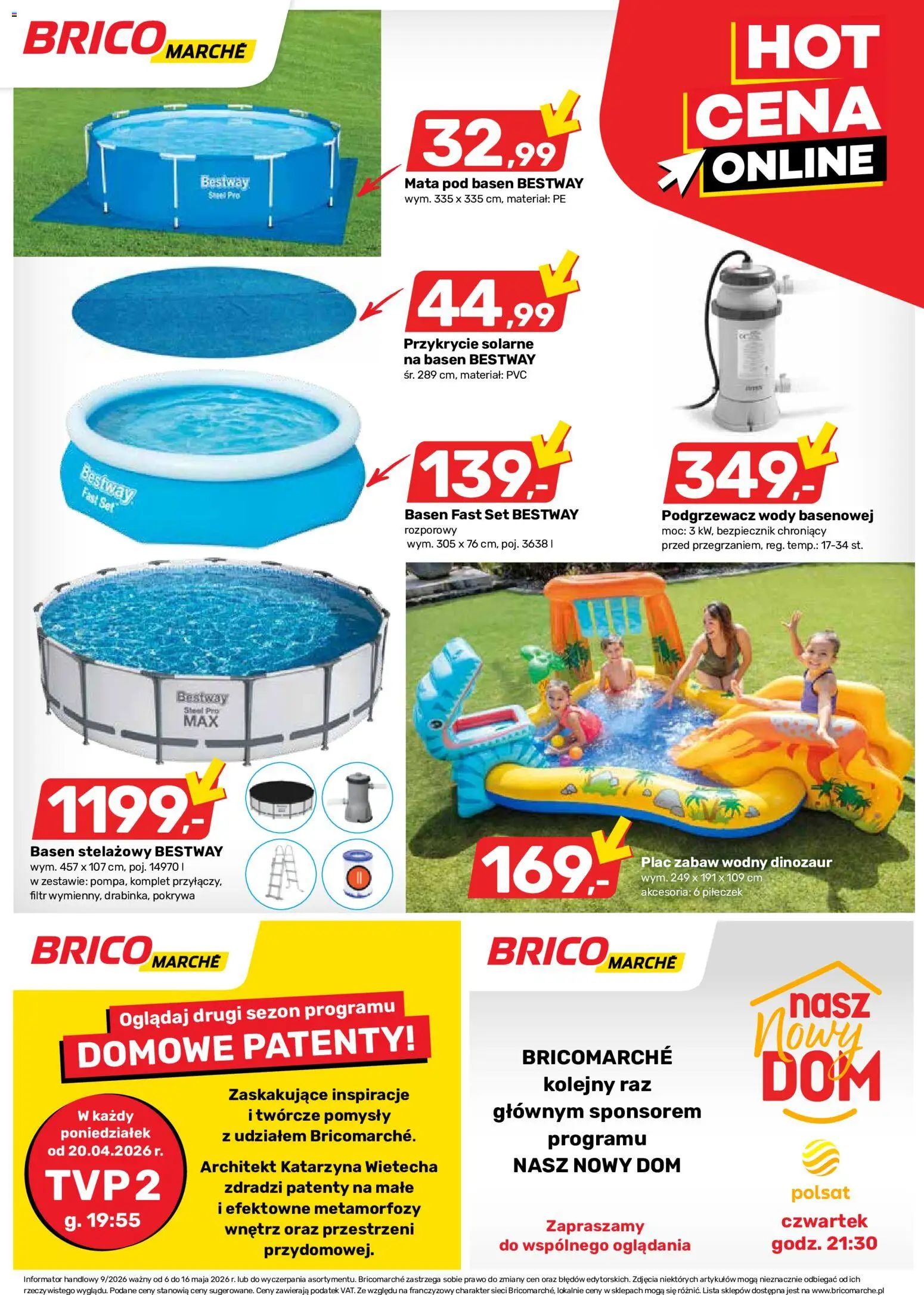 Brico Marché gazetka od 06.05.2026 | Strona: 16 | Produkty: Basen