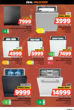 Power erbjudanden - Förhandsvisning av reklamblad från butik Power aktuell från 14/09/2026 | Sida: 31 | Produkter: Diskmaskin, Kuvert