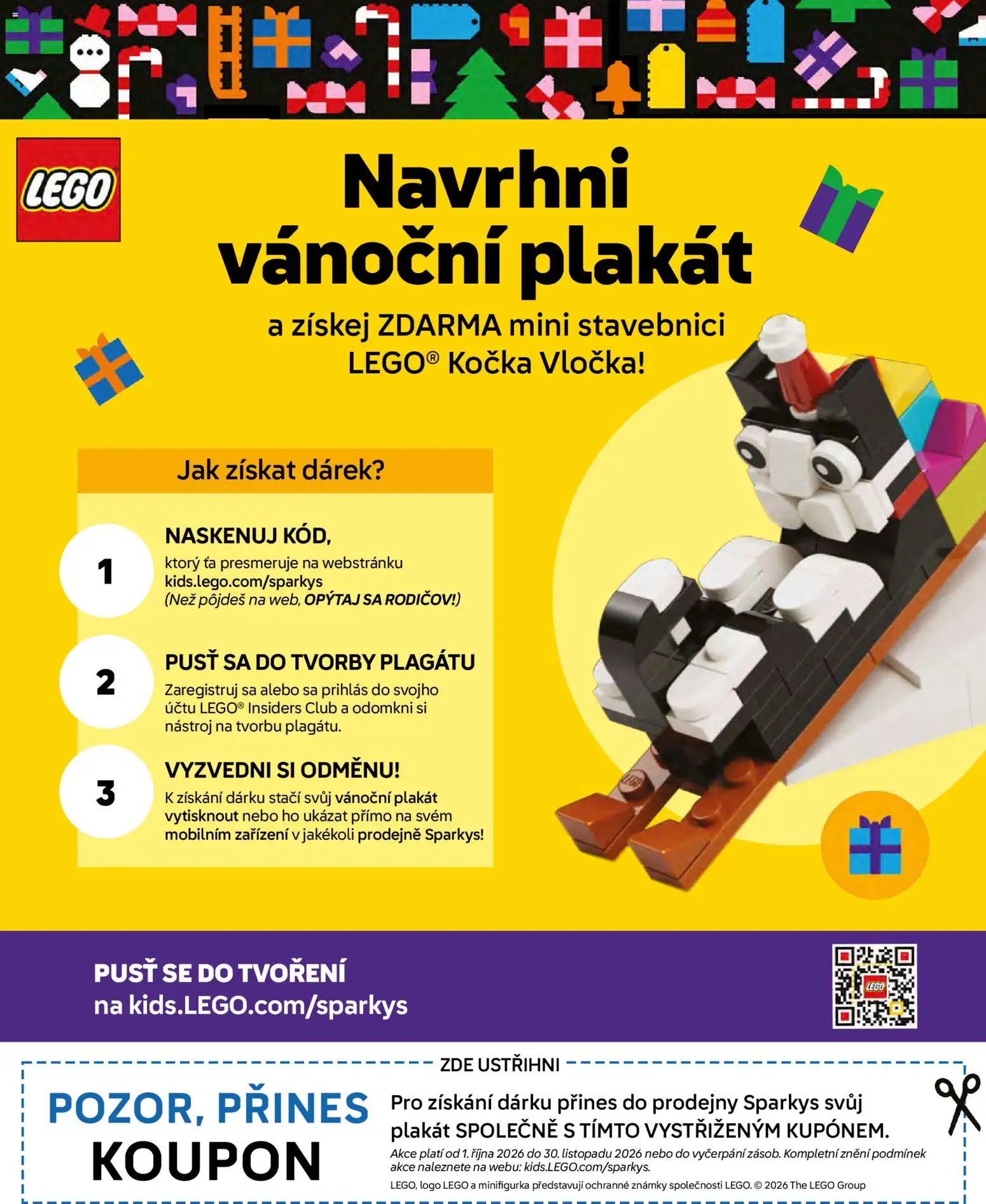 Sparkys katalog Vánoce 2026 od 01.10.2026 | Strana: 115 | Produkty: LEGO, Známky