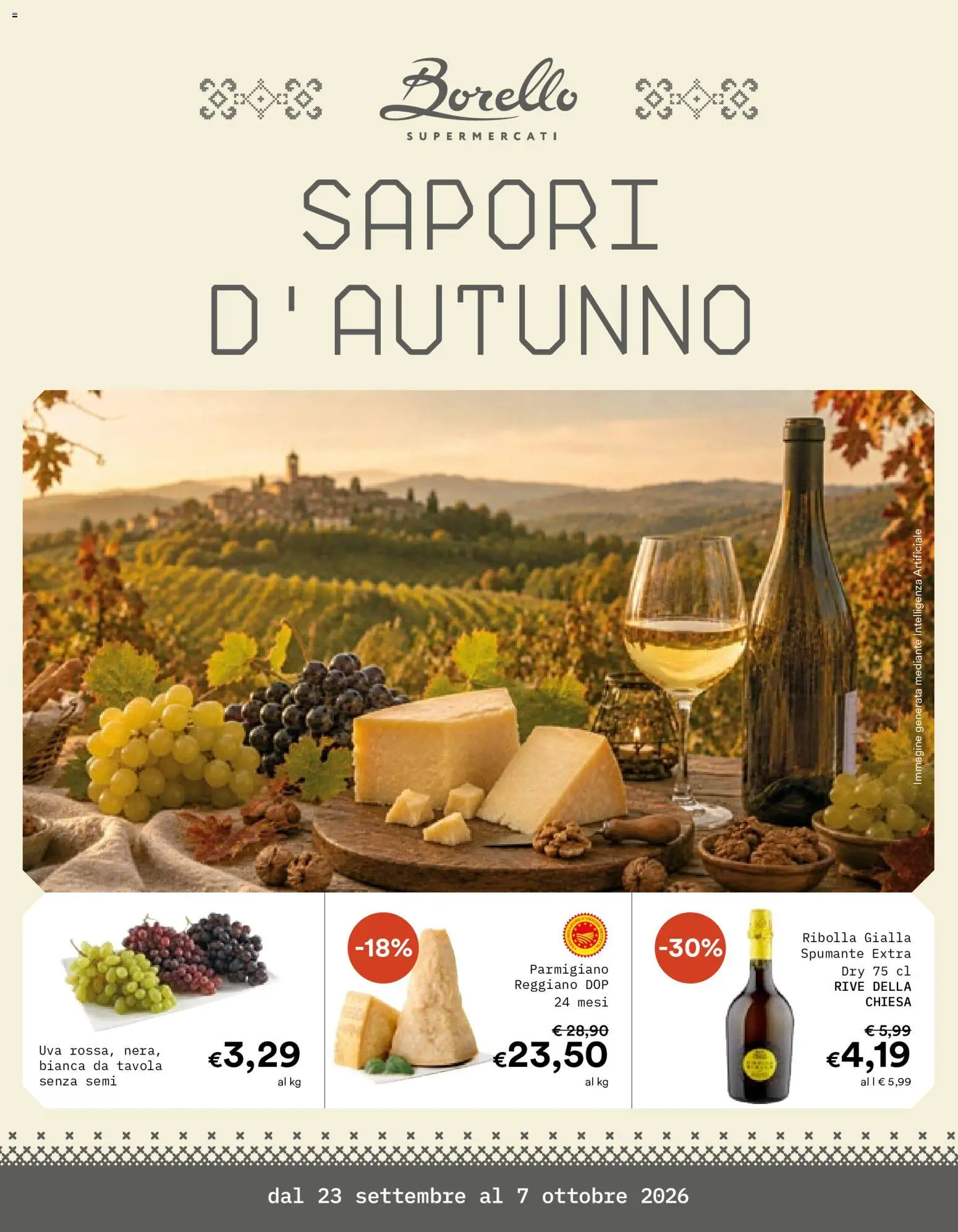 Borello Supermercati Mercoledì 23 Settembre