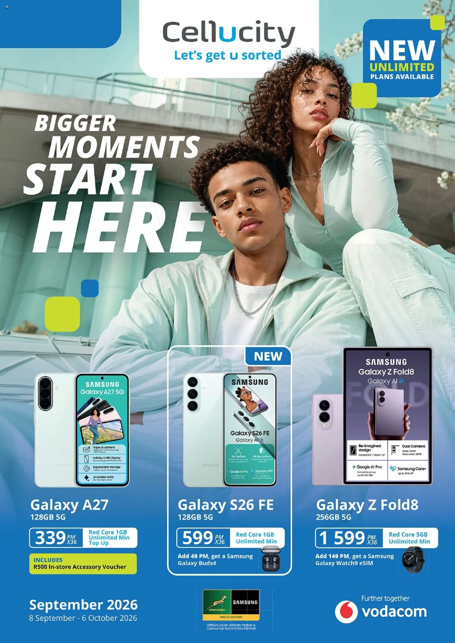 New Cellucity catalogue – valid from 08/09/2026 | Page: 1 | Products: Camera, Battery
