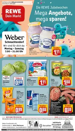 Rewe Prospekt Oberhausen ab 21.09.2026 gültig