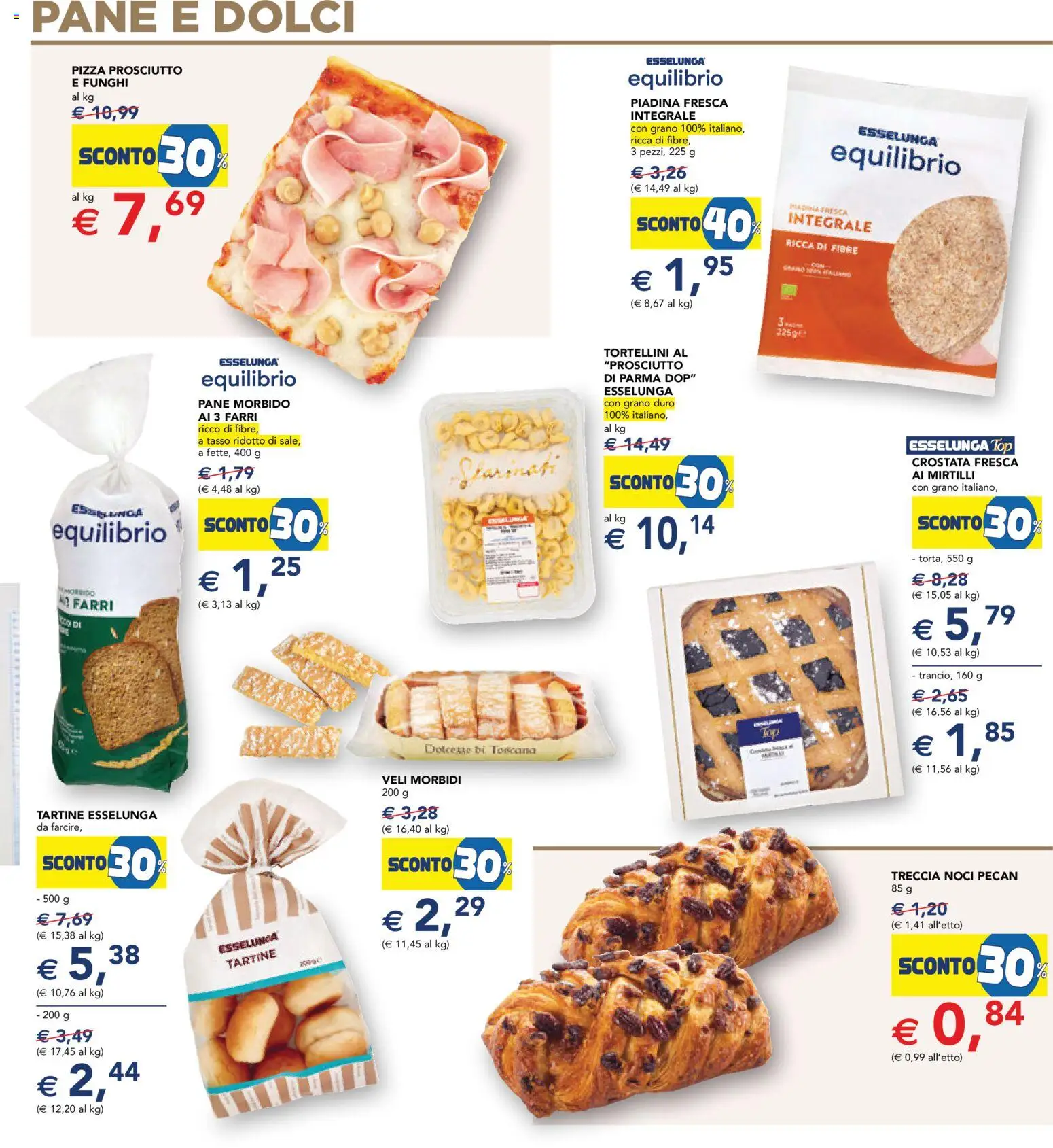 Volantino Esselunga S del 18.05.2026 | Pagina: 7 | Prodotti: Prosciutto, Noci, Funghi, Mirtilli