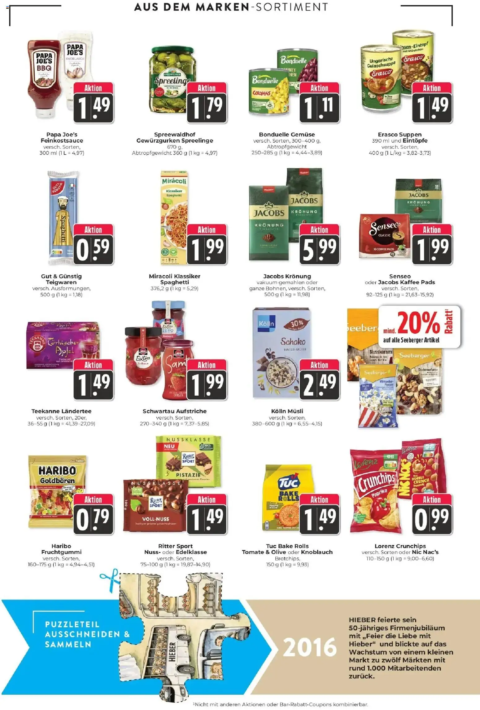 Edeka Prospekt Schliengen (ab 21.09.2026) » Angebote Online | Seite: 12 | Produkte: Kolln, Haribo, Kaffee, Spaghetti