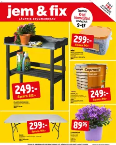 Jem & Fix erbjudanden - Förhandsvisning av reklamblad från butik Jem & Fix aktuell från 11.05.2026