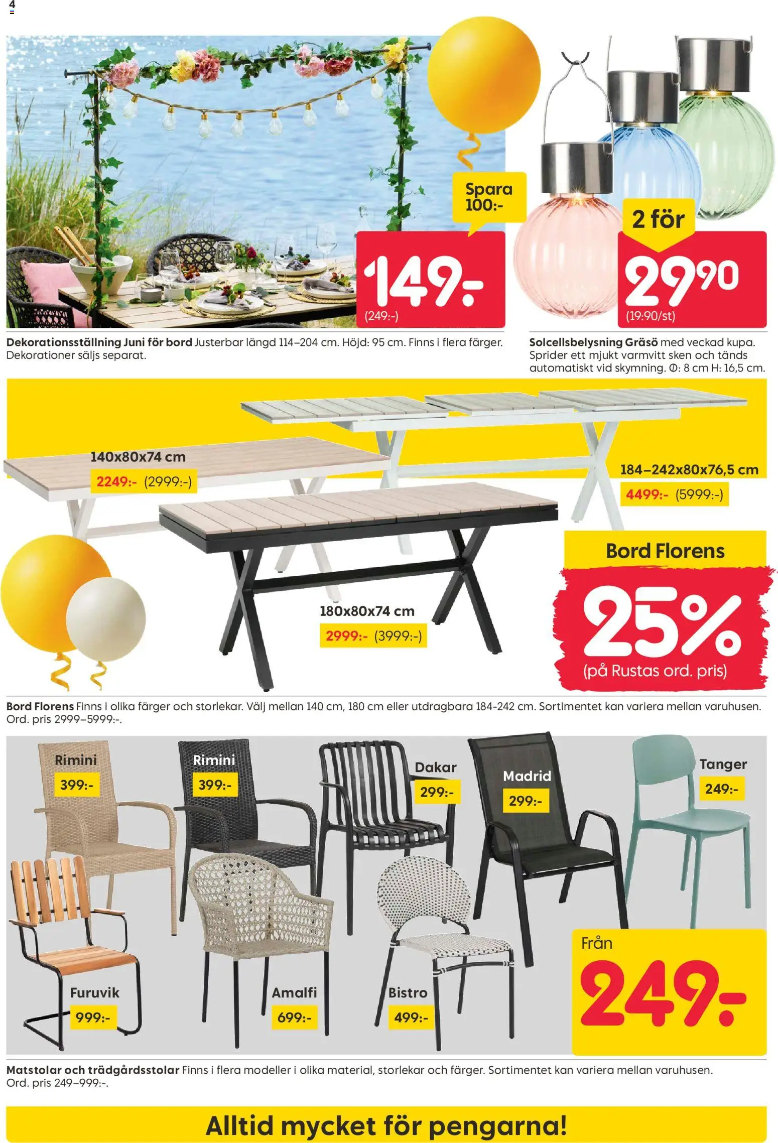 Rusta erbjudanden från 27/04/2026 > reklamblad