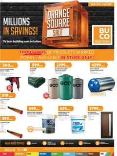 BUCO specials catalogue – valid from 27/07/2026