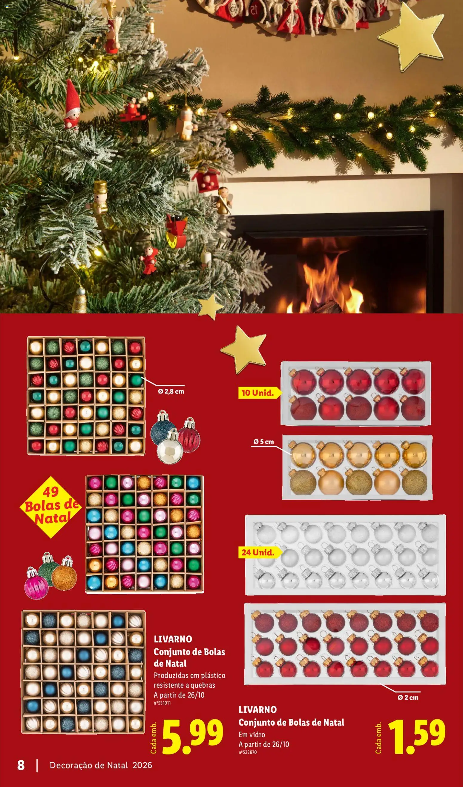 Lidl Folheto Especial Decoração de Natal │ válido de 26/10/2026 | Página: 8