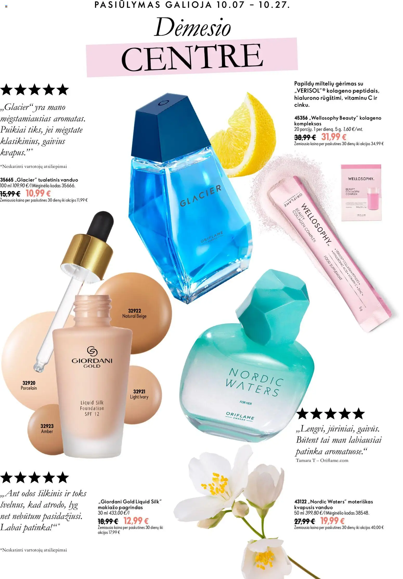 Oriflame akcijos nuo 2026.10.07 | Puslapis: 2 | Prekių: Kvapusis vanduo, Vanduo, Makiažo pagrindas, Tualetinis vanduo