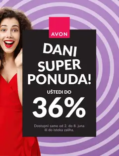 AVON katalog Dani super ponuda - pregled AVON kataloga - važi od 02.06.2026