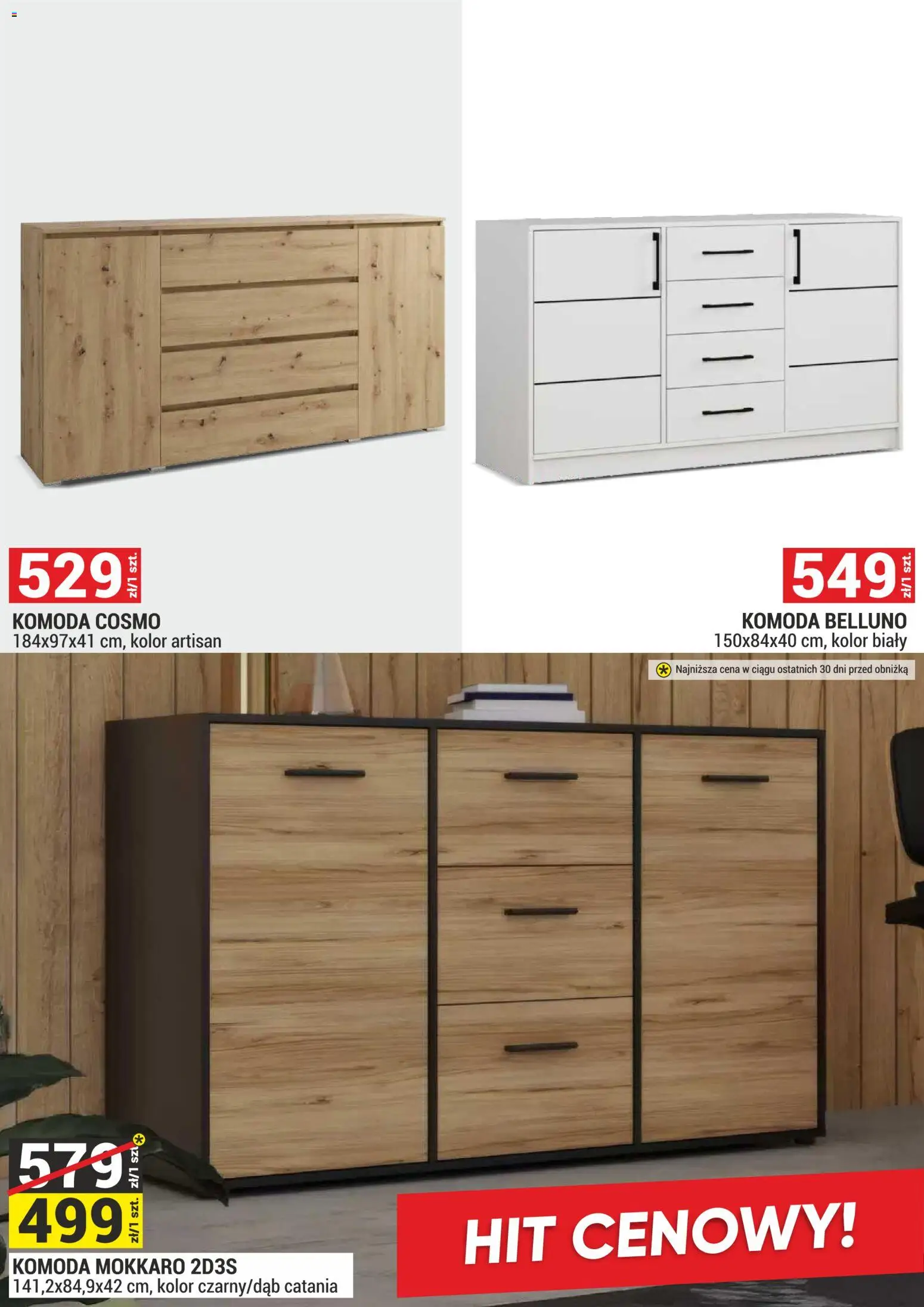 Merkury Market gazetka - Meble od 01.10.2026 | Strona: 11 | Produkty: Komoda