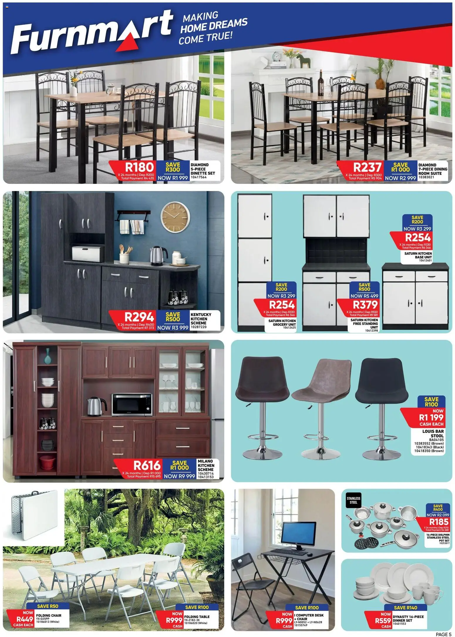 New Furnmart catalogue – valid from 06.04.2026 | Page: 2 | Products: Computer, Desk, Table, Bar stool