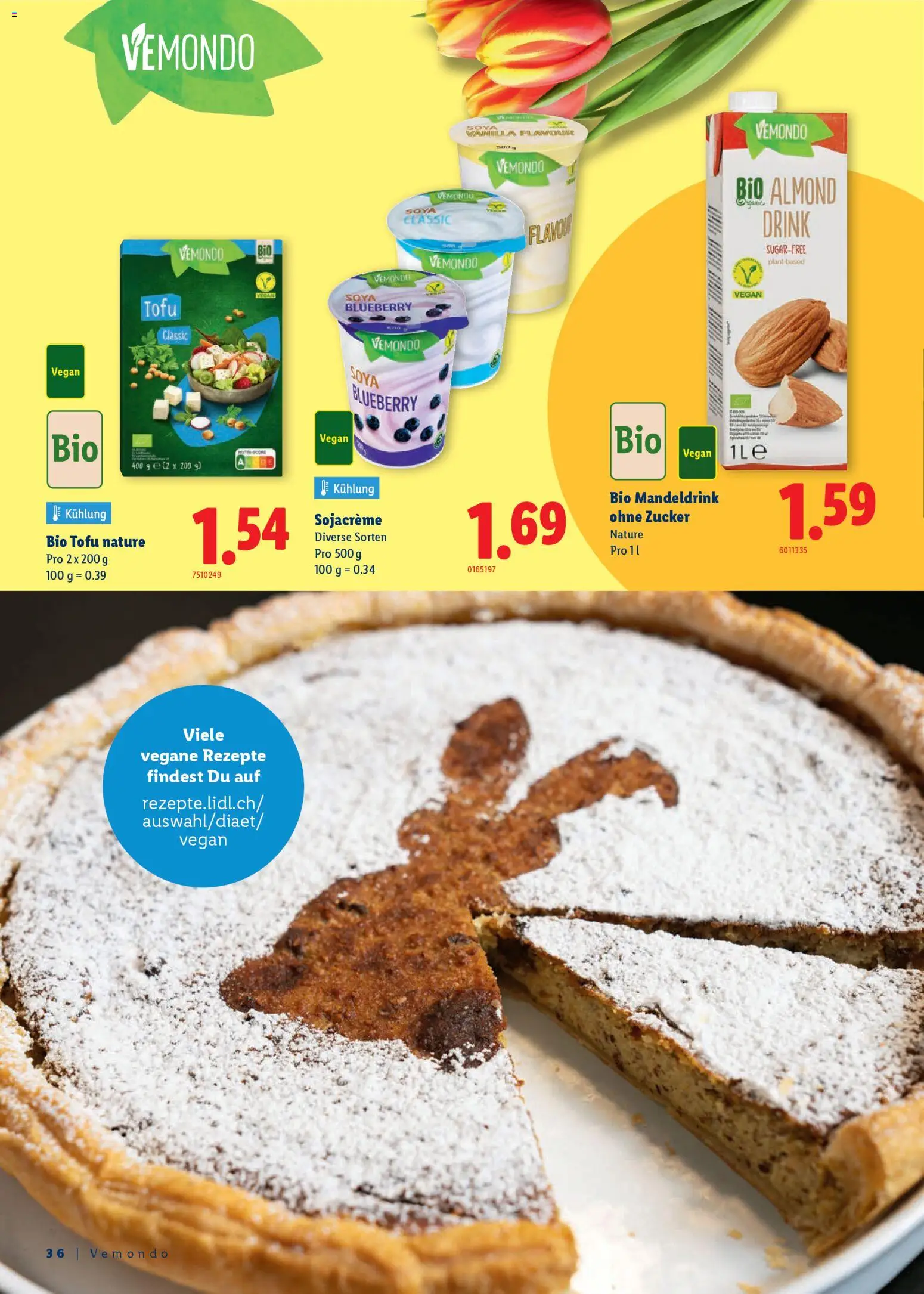 Lidl Aktionen Ostern – gültig ab 26.02.2026 | Seite: 36 | Produkte: Zucker, Tofu