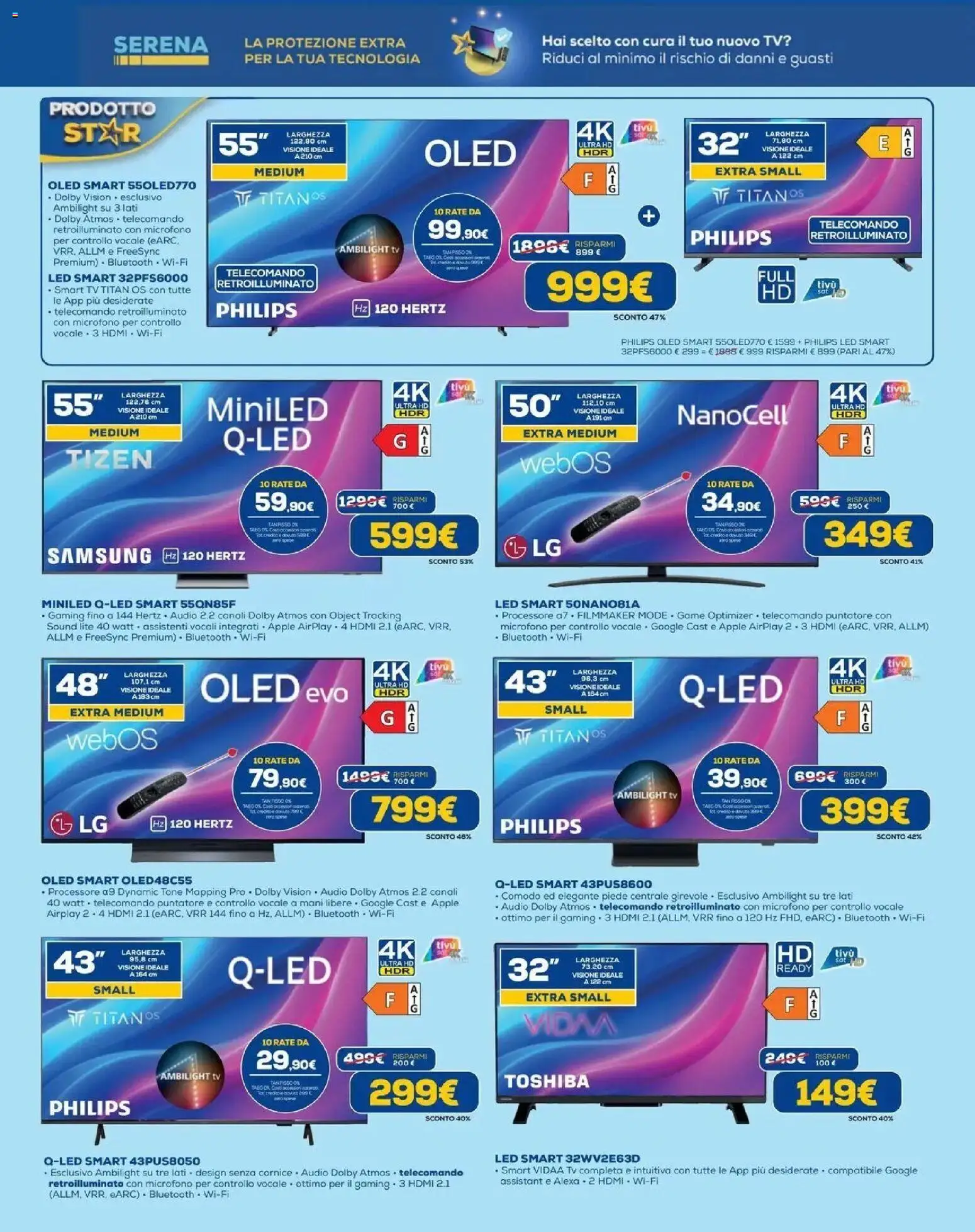 Volantino Euronics del 23.04.2026 | Pagina: 7 | Prodotti: Telecomando, TV, Audio, Microfono