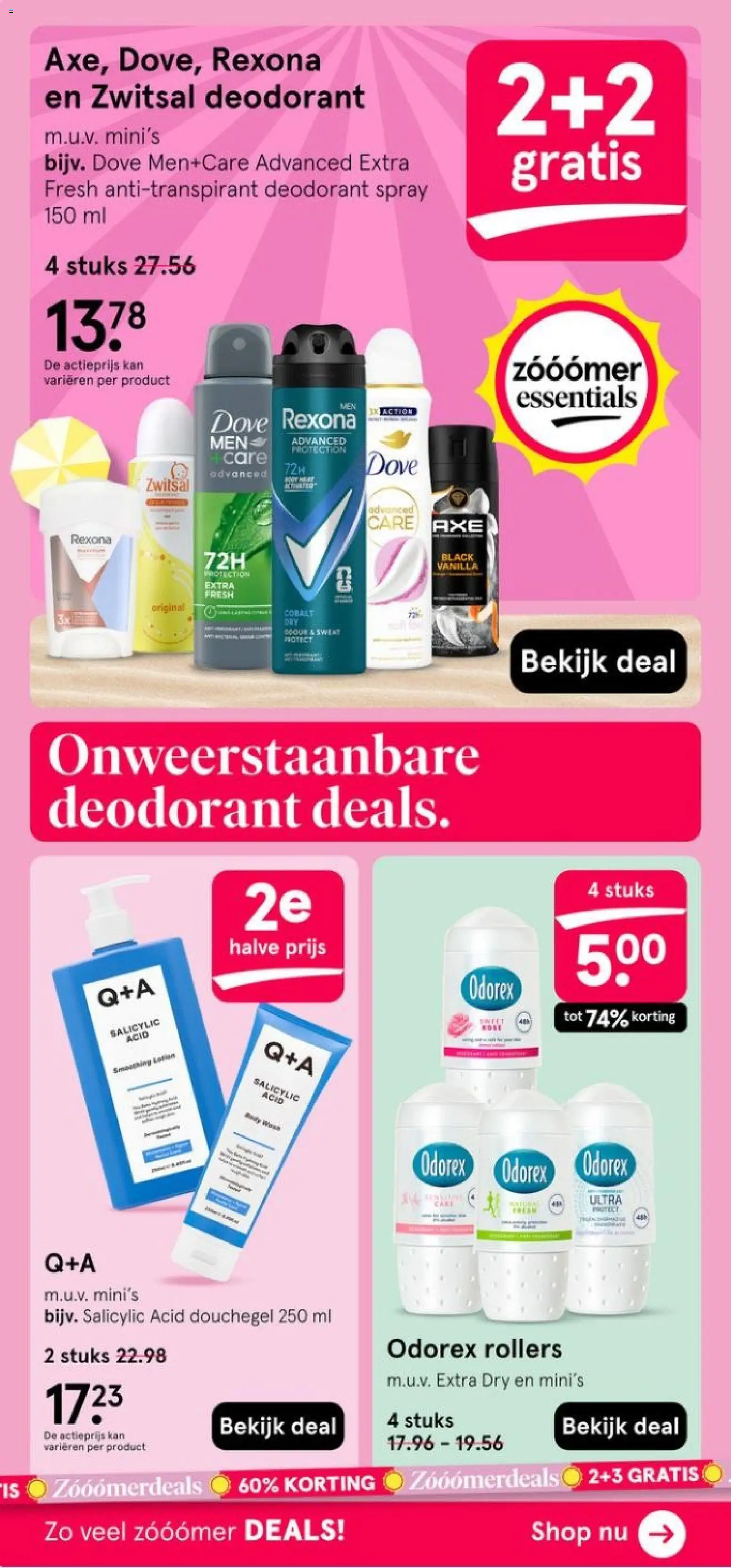 {H1} | Pagina: 12 | Producten: Deodorant, Antitranspirant, Kan, Douchegel