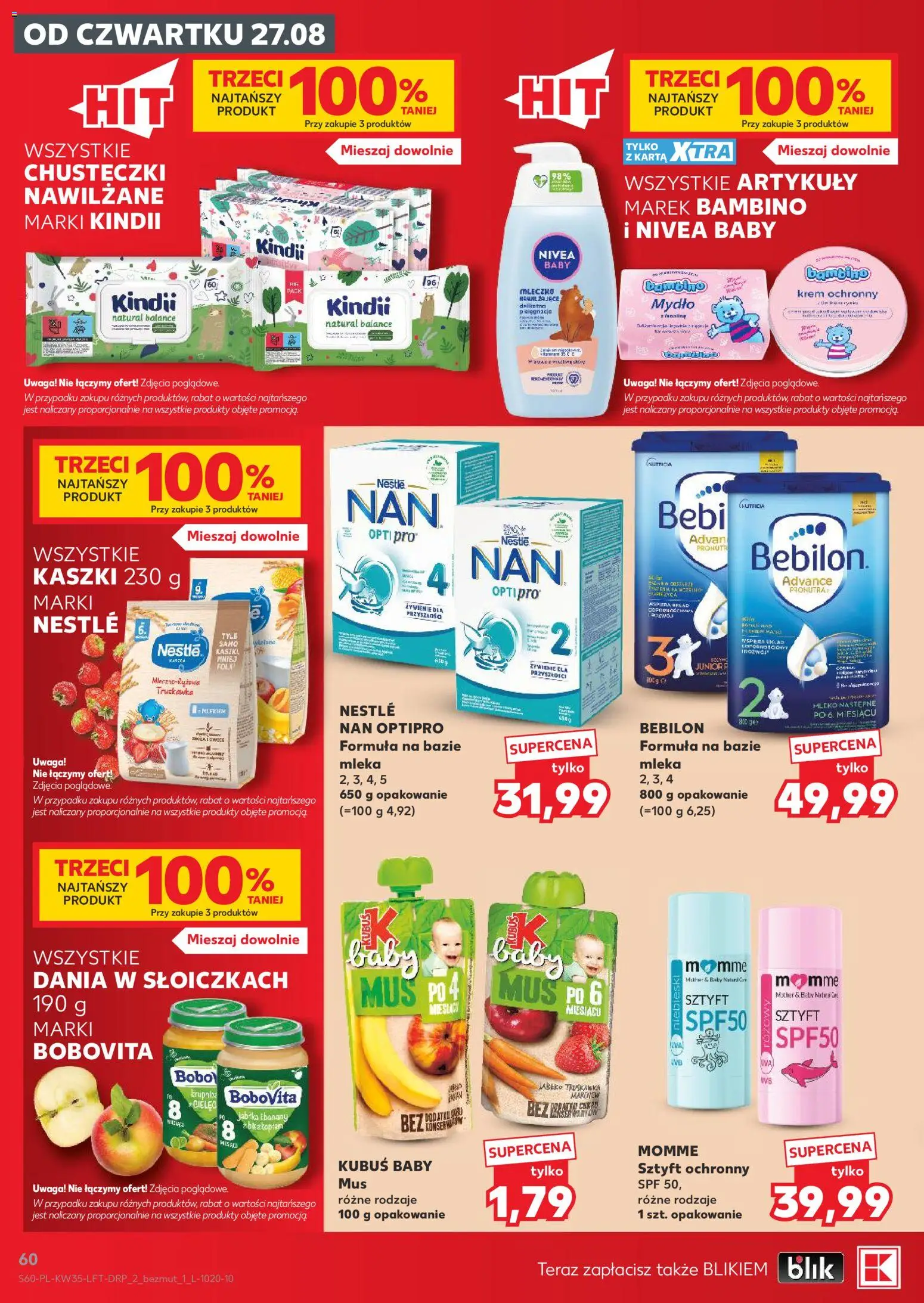 Kaufland Polsko leták - Jest fresz od 27.08.2026 | Strana: 60 | Produkty: Mýdlo, Nivea, Mléko, Krém