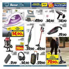 Anteprima del volantino SuperConveniente volantino Misterbianco, Catania valido a partire dal 09/07/2026 | Pagina: 39 | Prodotti: Scopa elettrica, Scopa, Cuffie, Asciugacapelli