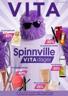 Forhåndsvisning av Vita kundeavis gyldig fra 14/09/2026