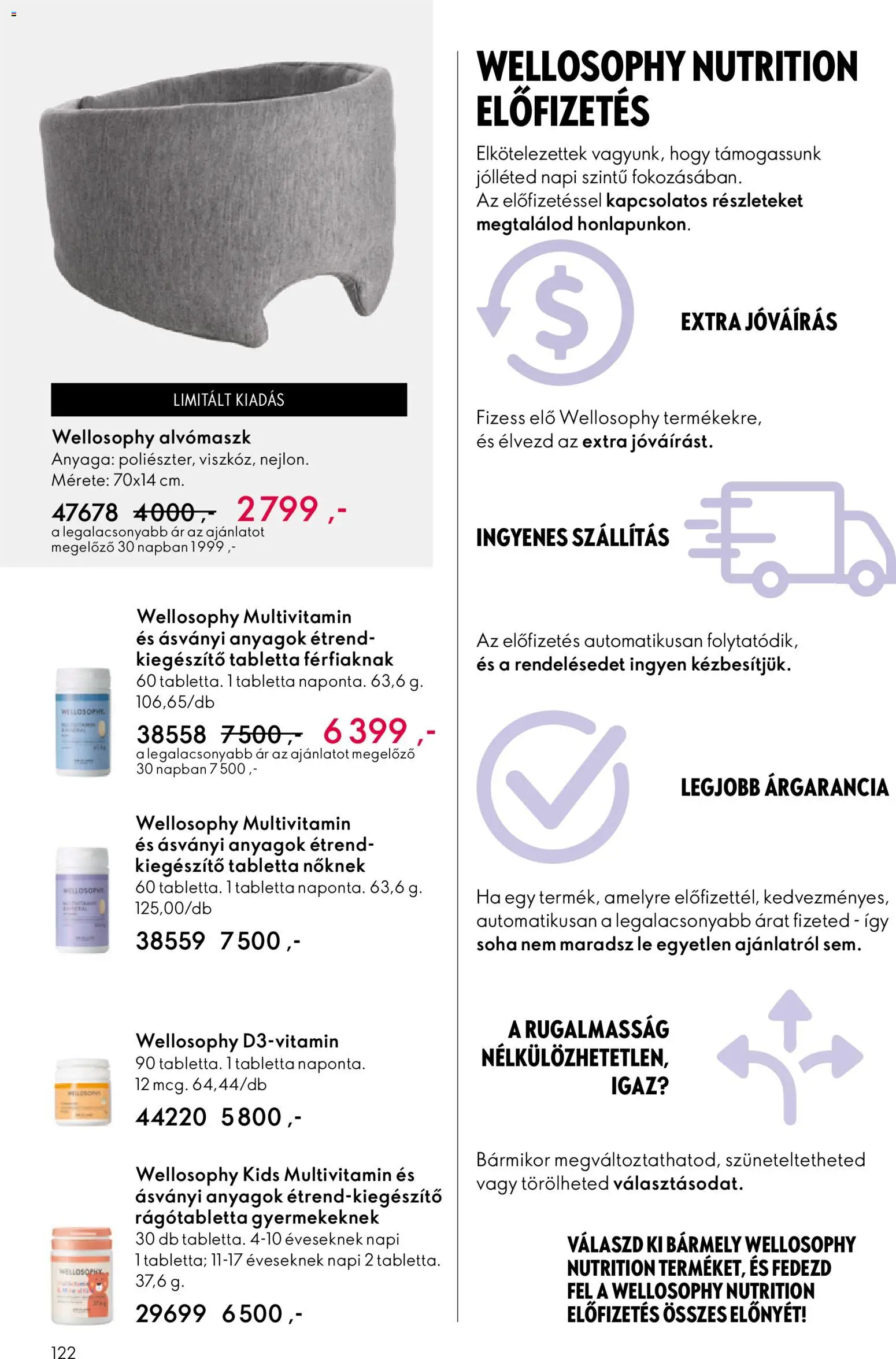 Oriflame akciós ujság - amely érvényes a következő dátumtól: 27.05.2026 | Oldal: 122 | Termékek: Multivitamin