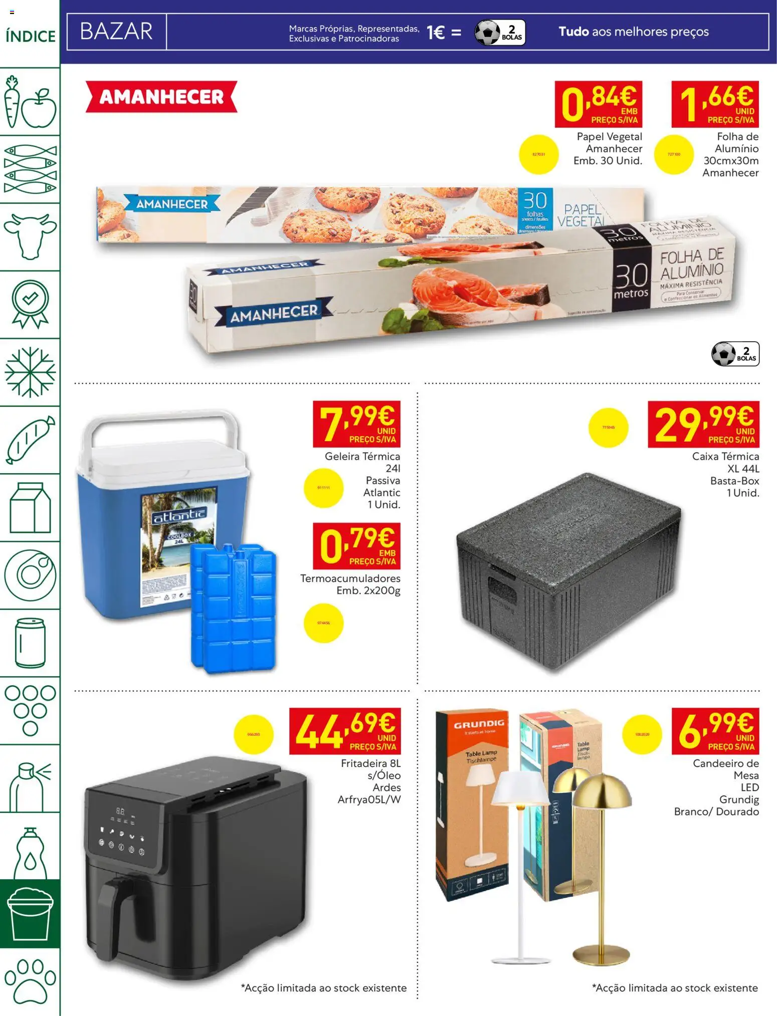 Recheio folheto │ válido de 05.05.2026 | Página: 50 | Produtos: Candeeiro, Caixa térmica, Mesa, Caixa