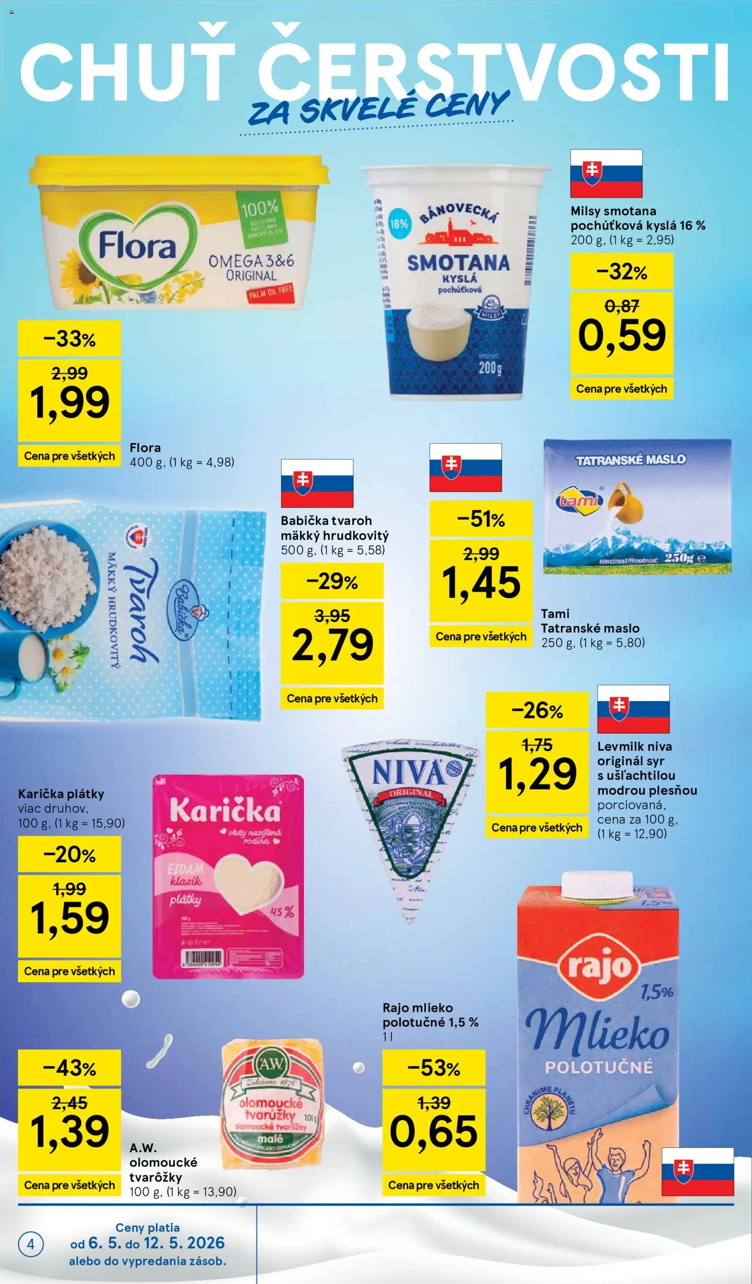 Nové Tesco akcie – leták je platný od 06.05.2026 | Strana: 4