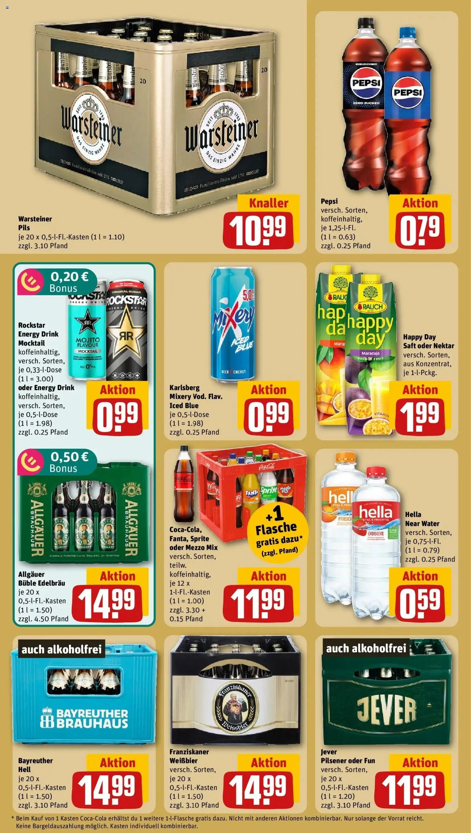 REWE Prospekt ab 12.10.2026 zum Blättern » Angebote | Seite: 22 | Produkte: Franziskaner, Weißbier, Pils, Pepsi