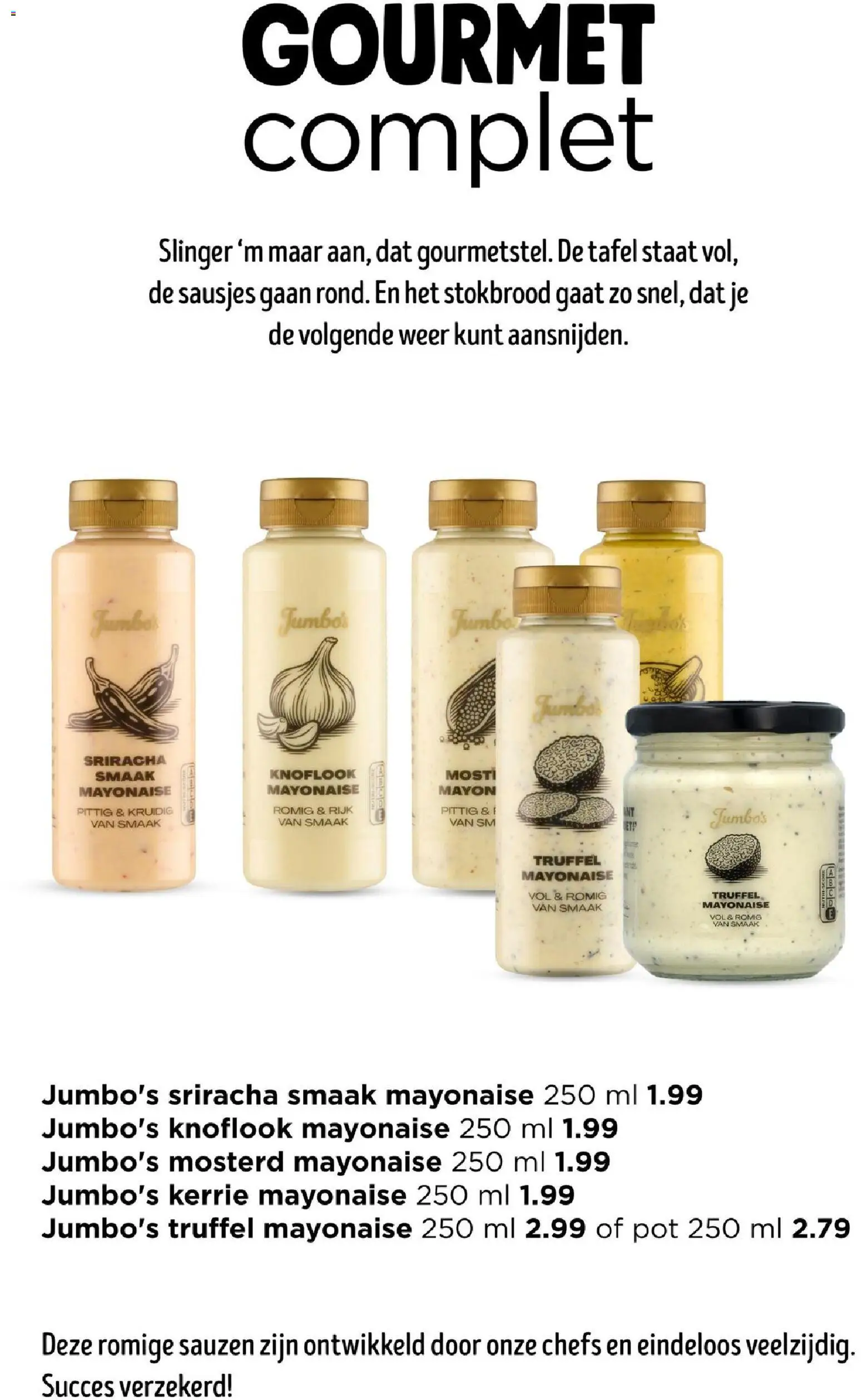 {H1} | Pagina: 23 | Producten: Sauzen, Pot, Mosterd, Knoflook