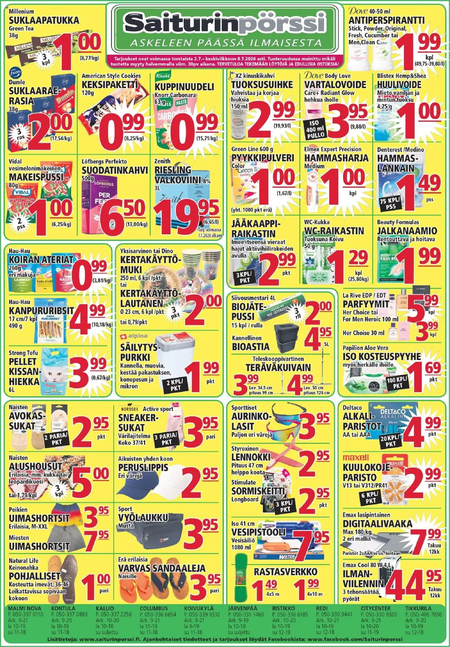 🛍️ Saiturinpörssi tarjoukset alkaen 02/07/2026 » Katso huipputarjoukset ja säästä jo tänään! 💰 | Suomi