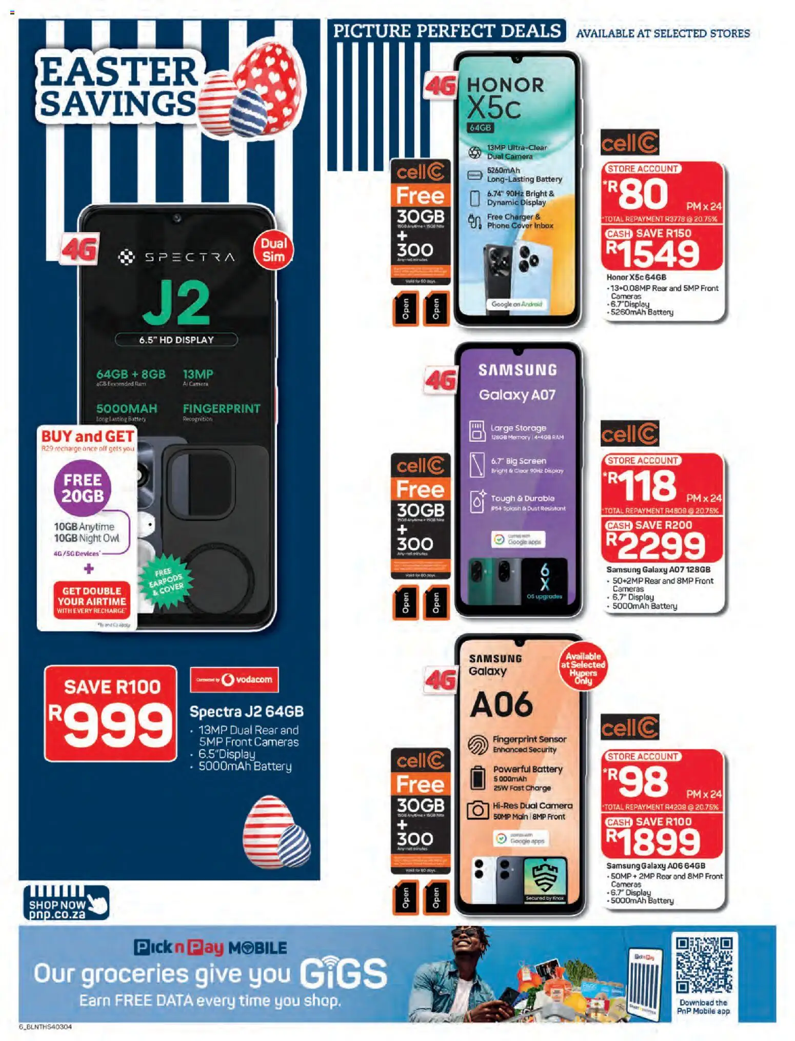 New Pick n Pay catalogue – valid from 09.03.2026 | Page: 6 | Products: Data, Phone, Camera, Charger
