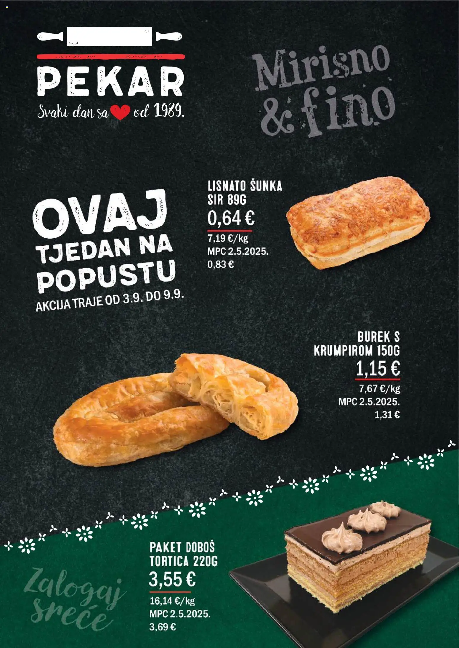 Boso katalog | vrijedi od 03.09.2026 | Stranica: 2 | Proizvodi: Sir, Šunka, Burek