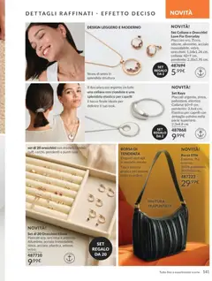 Anteprima del volantino Avon catalogo - campagna 5/2026 valido a partire dal 01.05.2026 | Pagina: 141 | Prodotti: Collana, Orecchini, Borsa