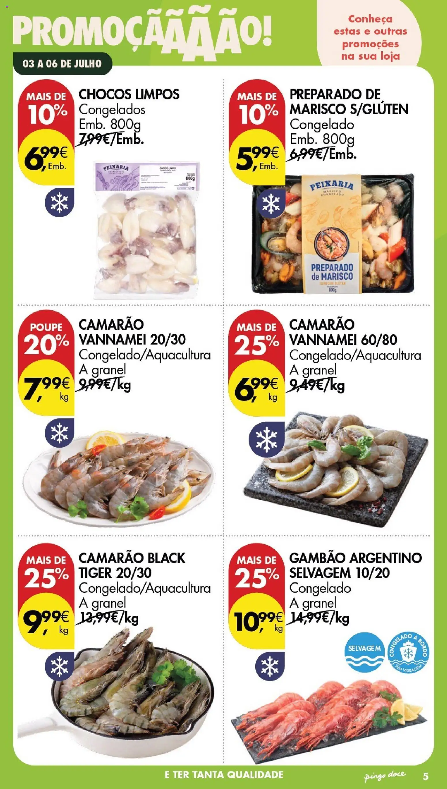 Pingo Doce Poupe este Fim de Semana │ válido de 03/07/2026 | Página: 3 | Produtos: Camarão