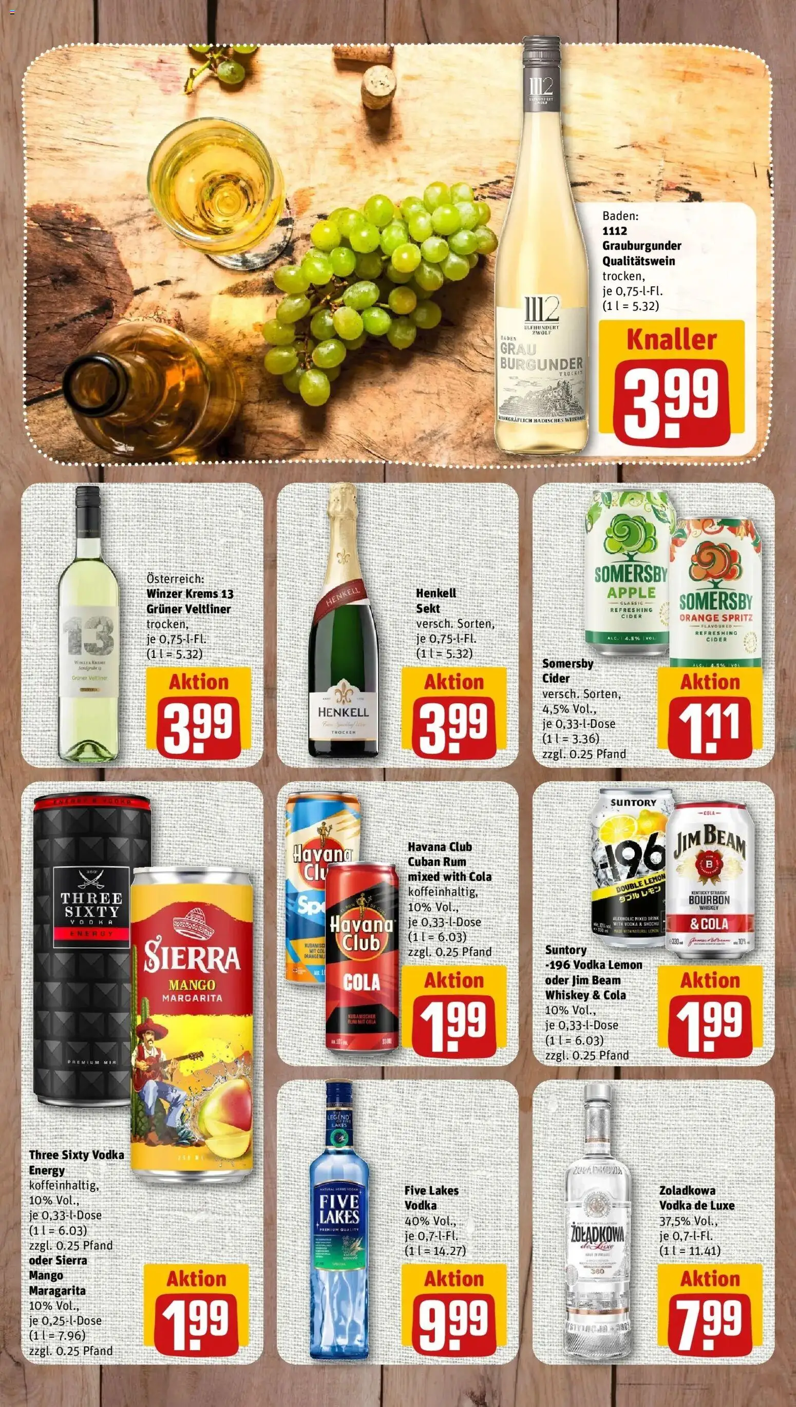 REWE Prospekt ab 03.08.2026 zum Blättern » Angebote | Seite: 10 | Produkte: Havana club, Rum, Vodka, Whiskey