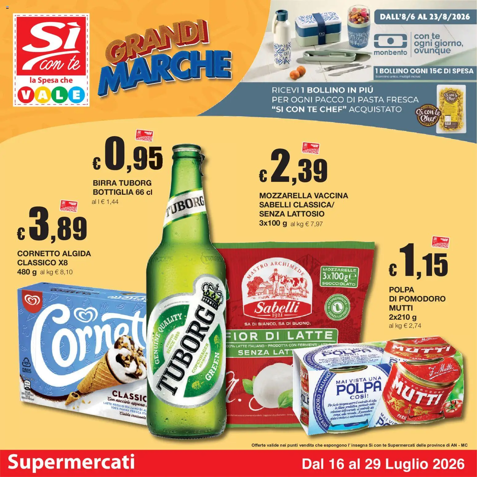 Volantino Sì con Te del 16/07/2026 | Pagina: 1