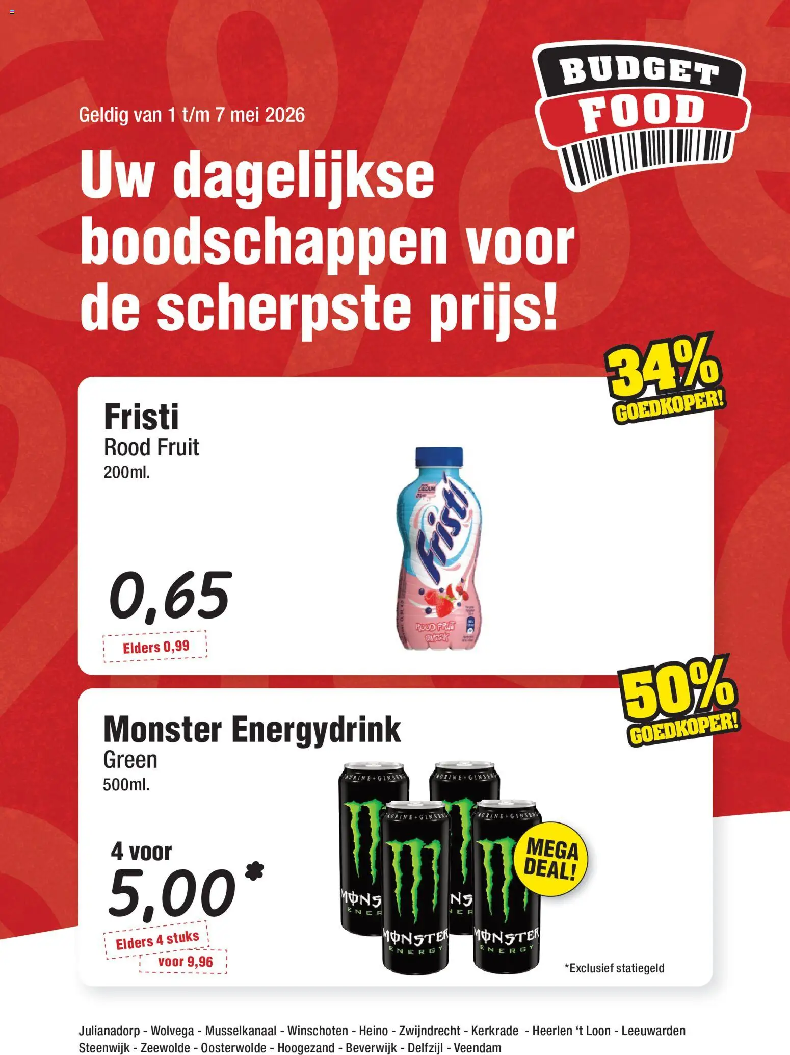 {H1} | Pagina: 1 | Producten: Monster Energy, Monster, Fruit