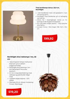 Forhåndsvisning av Clas Ohlson kundeavis gyldig fra 16/09/2026 | Side: 5 | Produkter: Taklampe, Lampe, Bordlampe