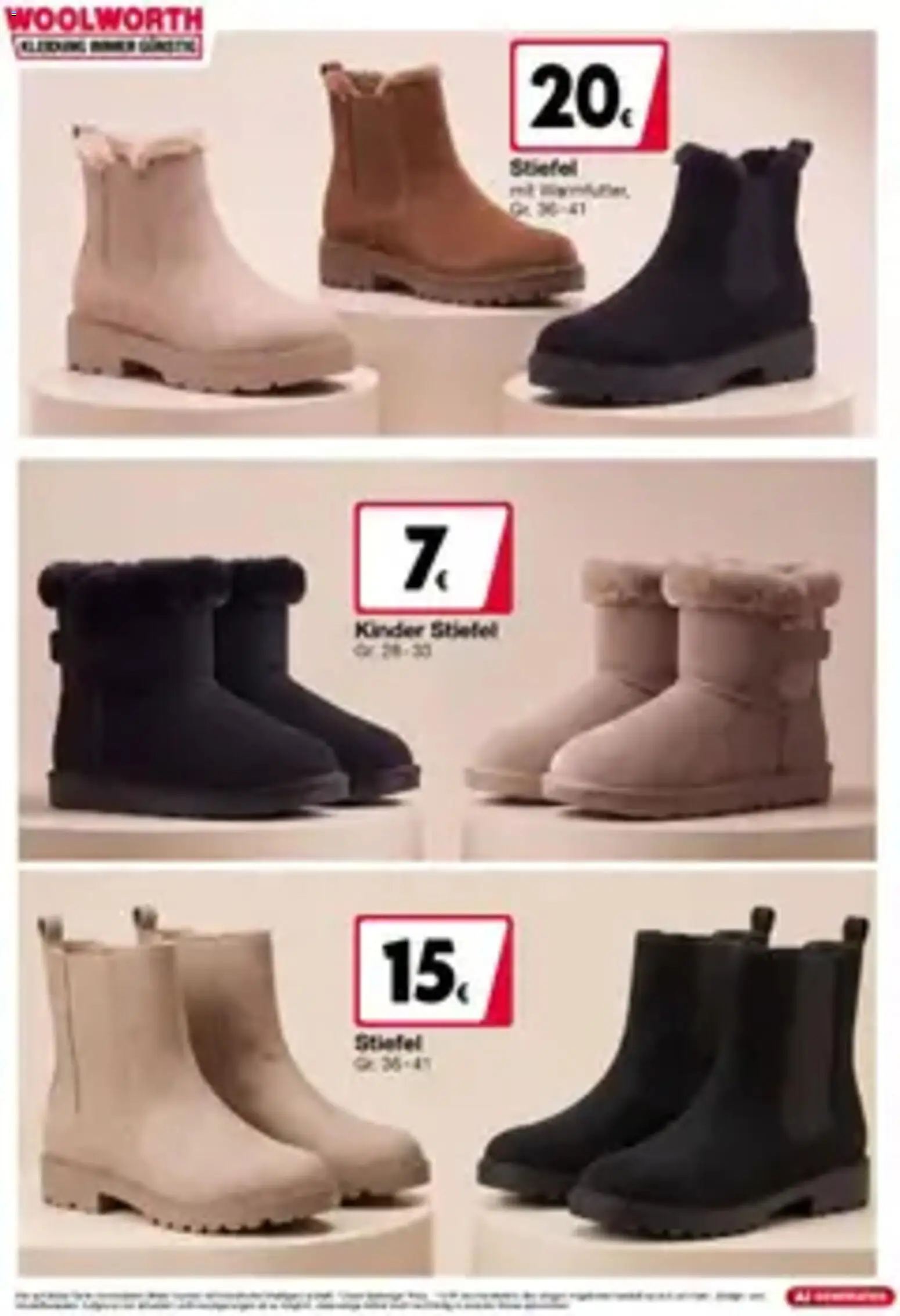 Woolworth Flugblatt gültig ab 30.10.2026 | Seite: 9 | Produkte: Stiefel