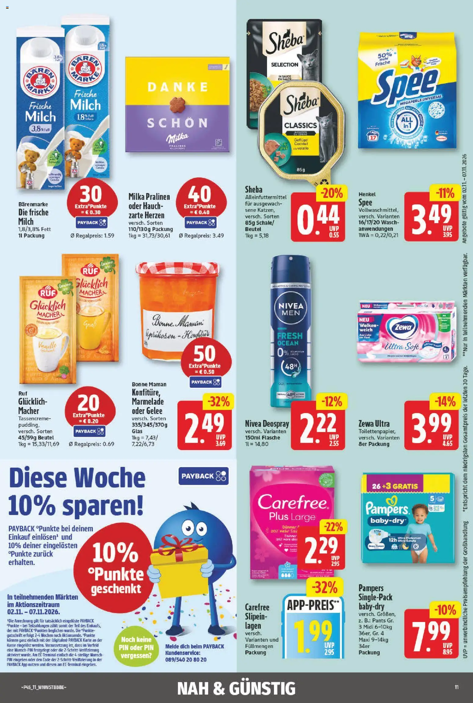 NP Discount Prospekt – gültig ab 02.11.2026 | Seite: 11 | Produkte: Tür, Zewa, Marmelade, Bonne maman