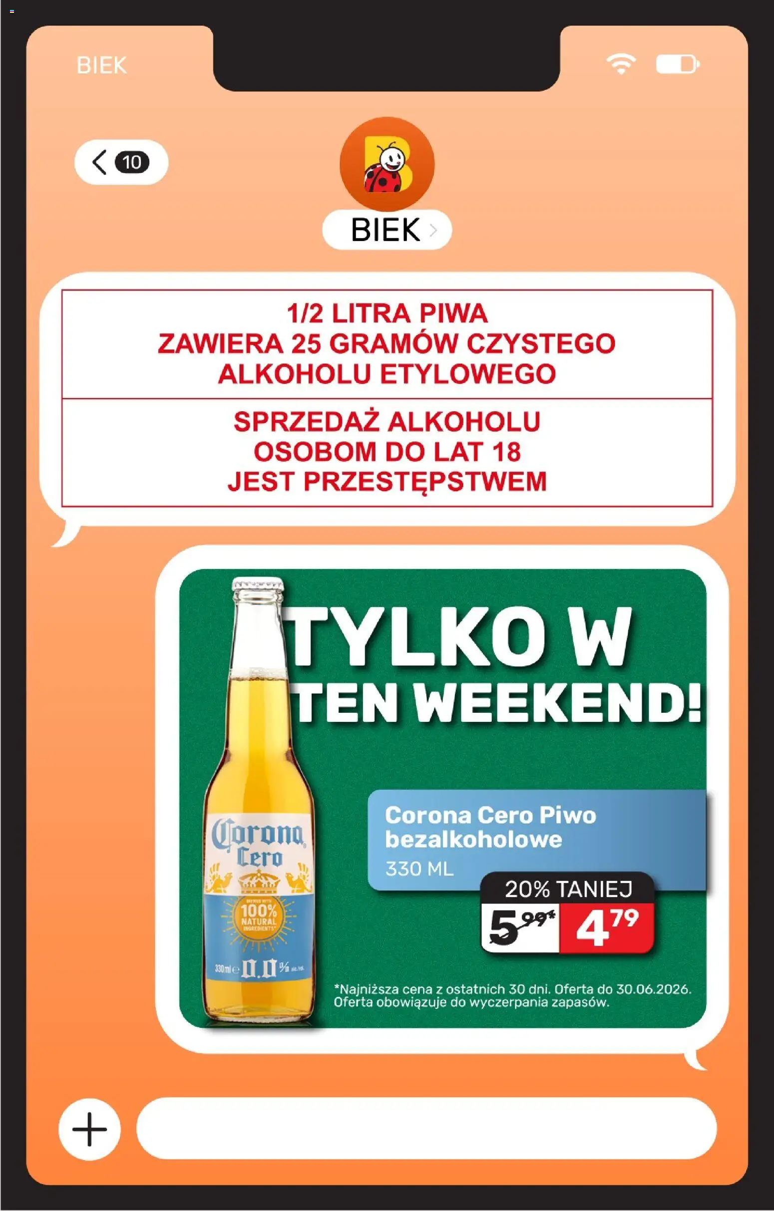 Biedronka Polsko leták - BIEK od 26.06.2026 | Strana: 18