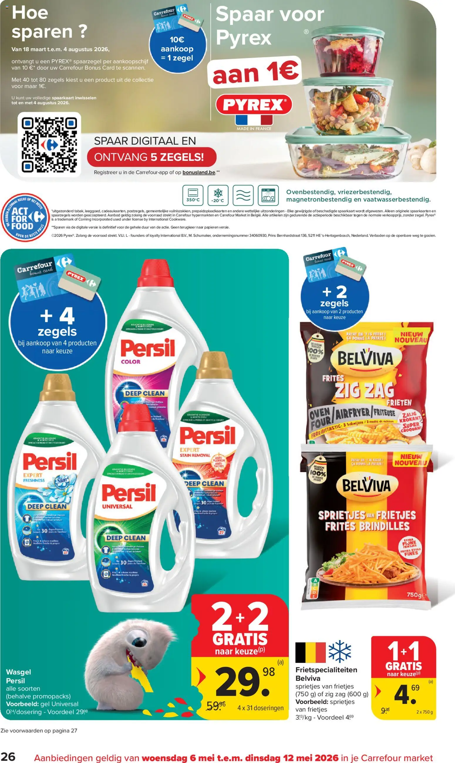 Nieuwe » Carrefour market folder van 06/05/2026 🤩  « is er! Ontdek geweldige aanbiedingen en bespaar. | België