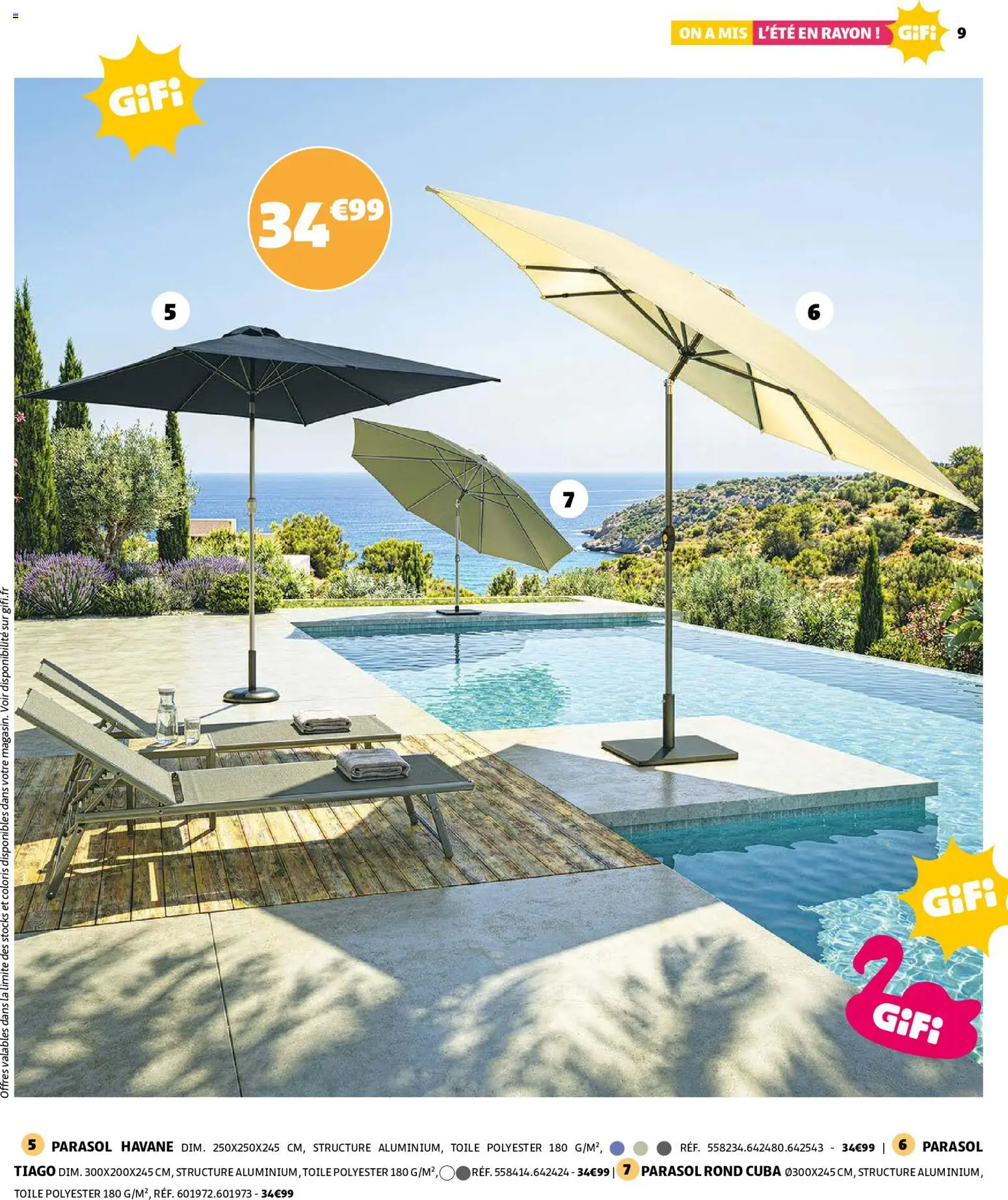 {H1} | Page: 9 | Produits: Parasol