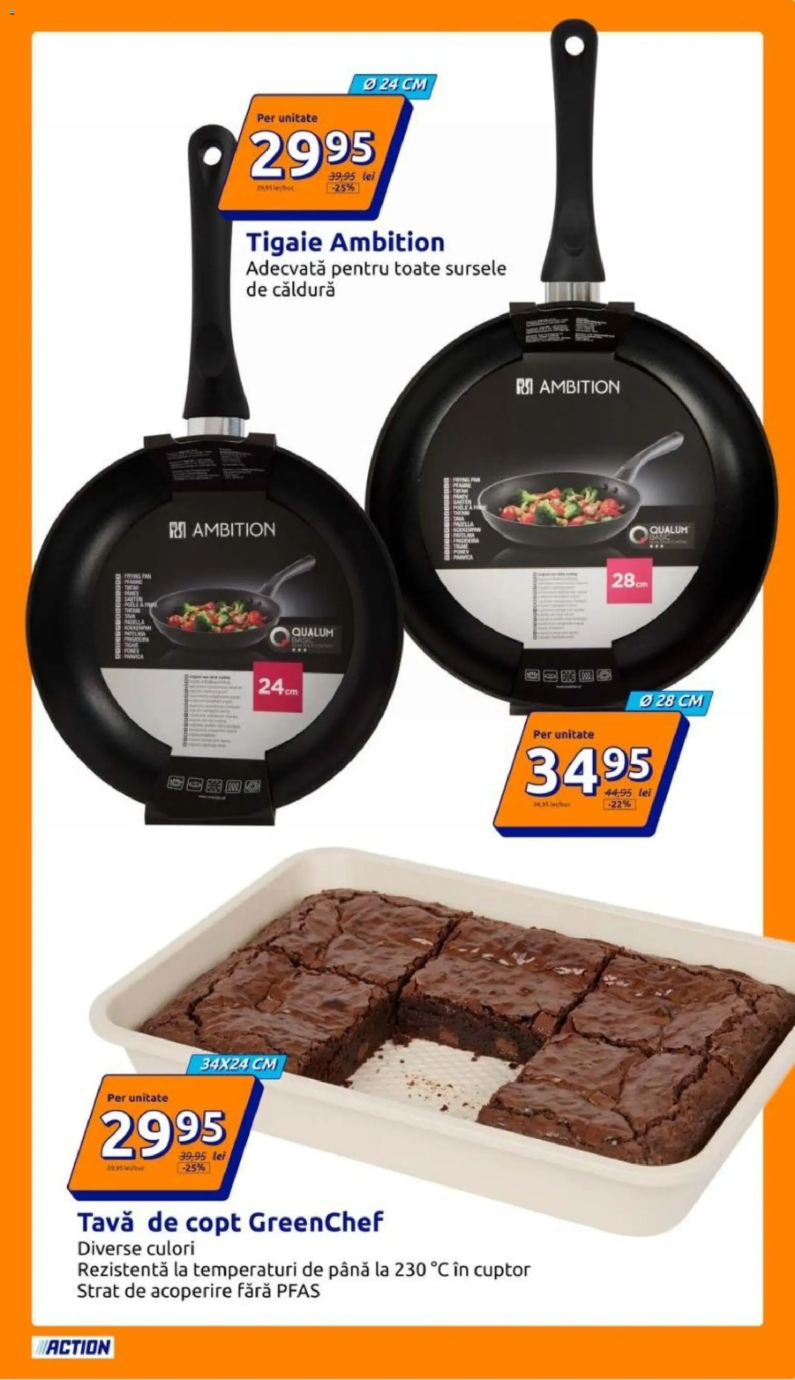 Noul catalog ACTION – valabil de la 07.10.2026 | Pagină: 13 | Produse: Tava, Cuptor, Tavă de copt, Tigaie