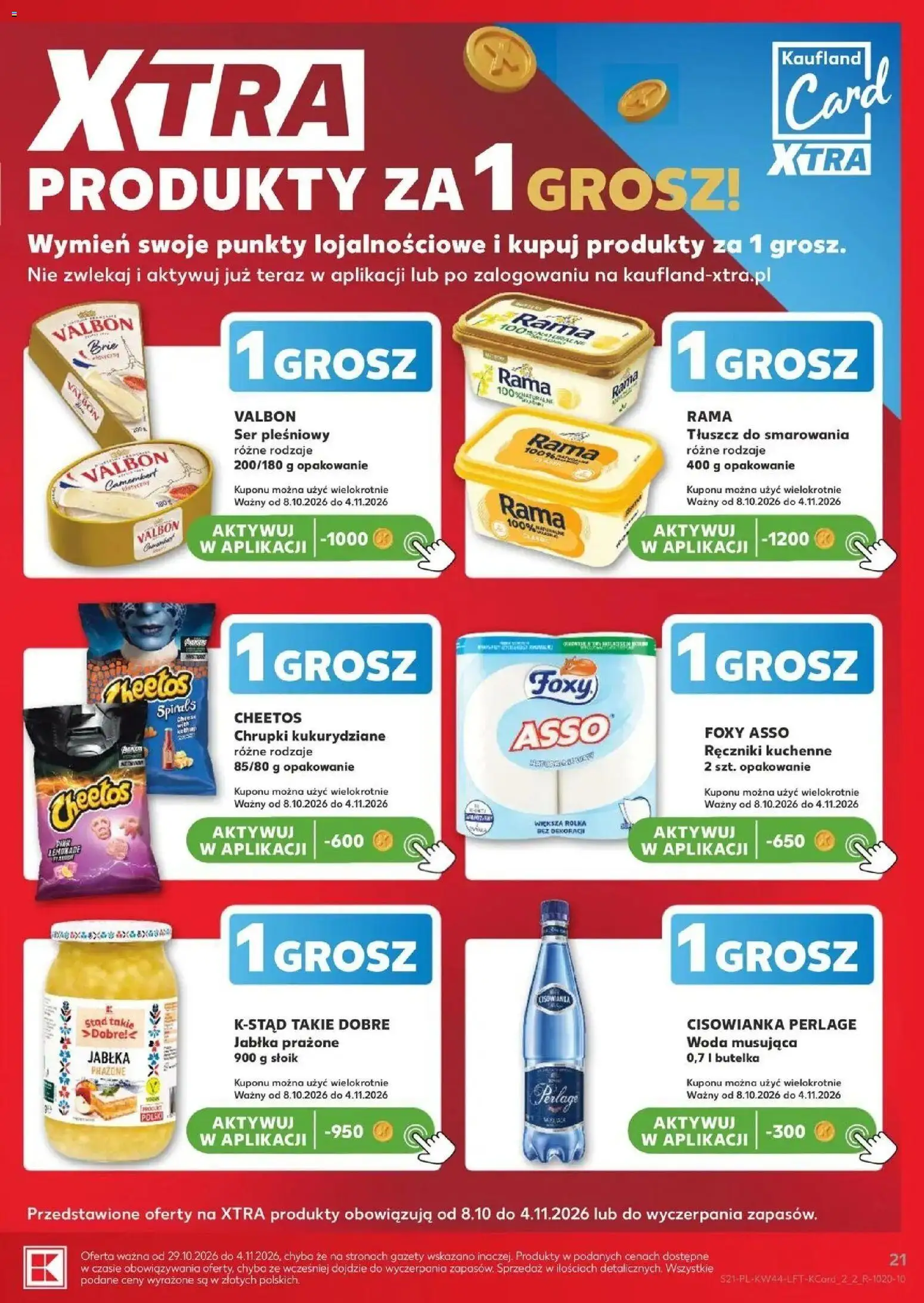 Kaufland aktualna gazetka od 29.10.2026 - od jutra PDF | Strona: 21 | Produkty: Chrupki kukurydziane, Chrupki, Gazety, Woda musująca Cisowianka