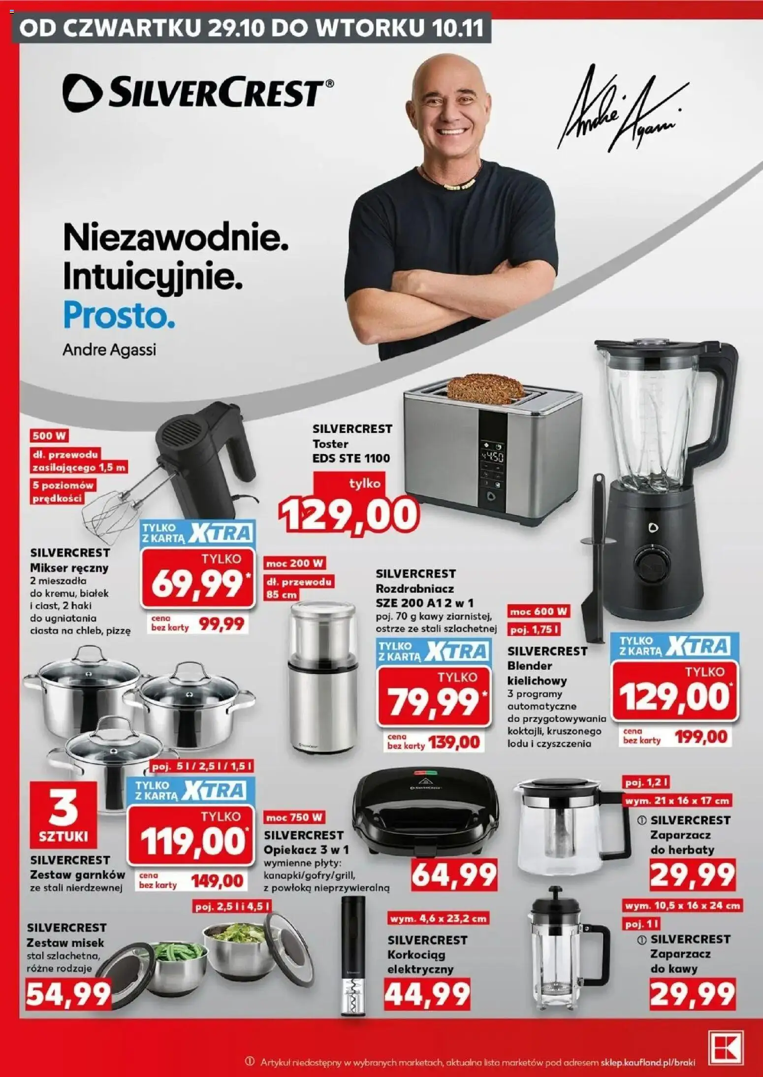 Kaufland gazetka - Złap Okazje od 29.10.2026 - od jutra PDF | Strona: 10 | Produkty: Karta, Mikser, Opiekacz, Blender